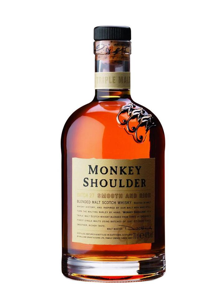 monkey shoulder blended malt scotch whisky
