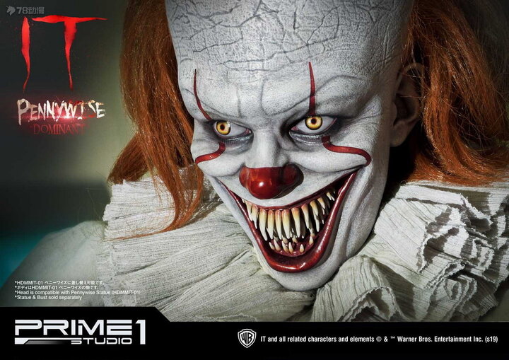 prime1studio 新品 1/2系列 电影 小丑回魂 佩尼怀斯