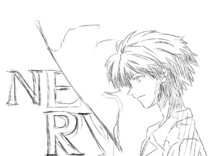 求黑白色系的动漫男人物图