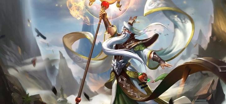 王者荣耀:最新4保1阵容,太乙真人豪华套装版,让射手走