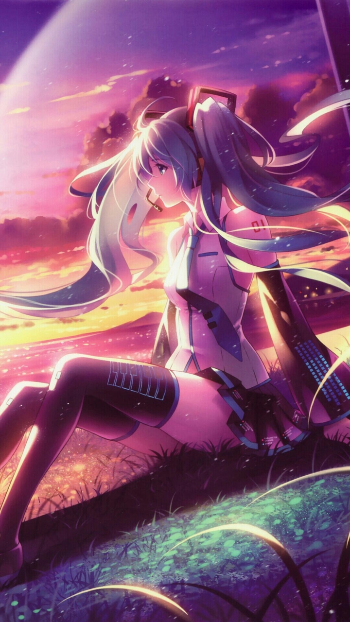 初音未来图片画 头像粉色_手机壁纸_电脑壁纸_桌面壁纸【图客网】
