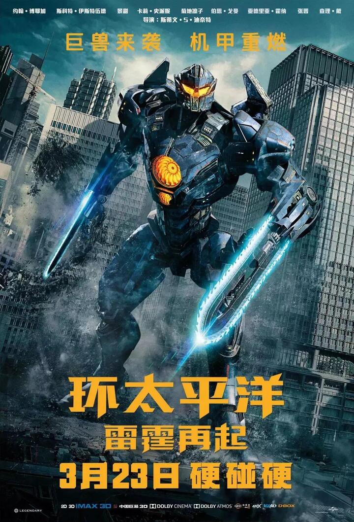 好莱坞科幻动作巨制《环太平洋:雷霆再起》四款主机甲"各显神通"版