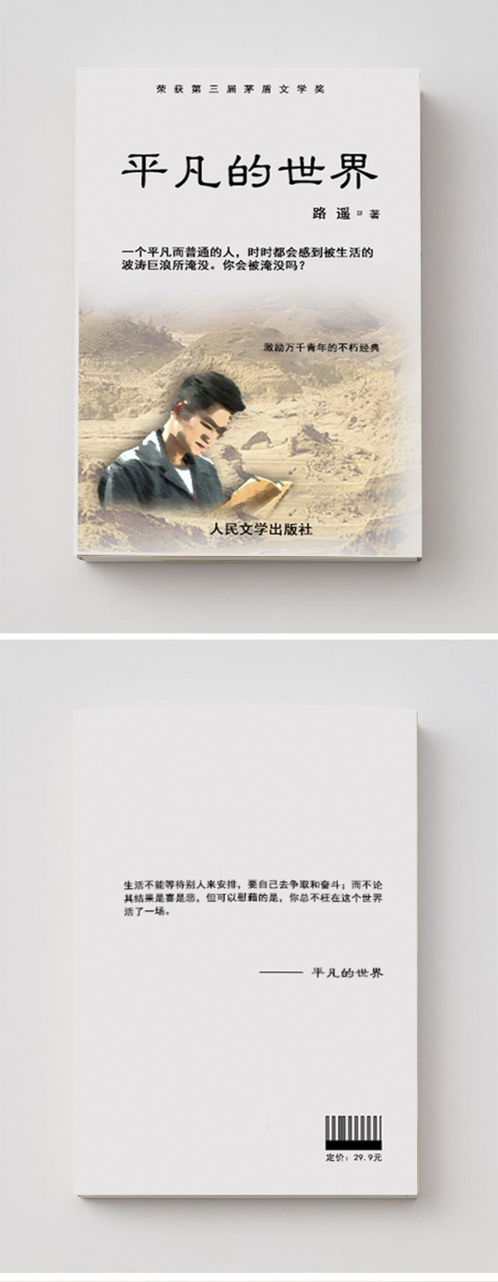 平凡的世界书籍封面设计