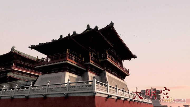 水榭凭楼,浩浩殿堂,我的大明宫,尽管已成遗迹,但我知它的风华.