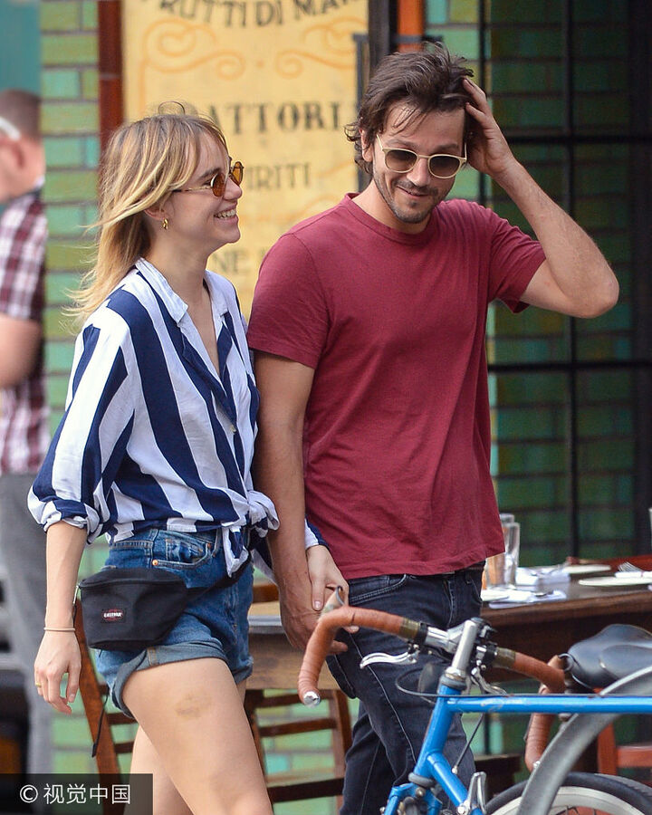 布莱德利·库珀前女友苏琪·沃特豪斯(suki waterhouse)与迭戈·鲁纳