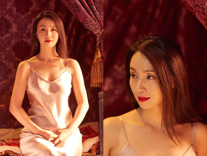 厉害了小陶虹!身材好到裙子都快撑爆了,网友:最后一张更像18岁