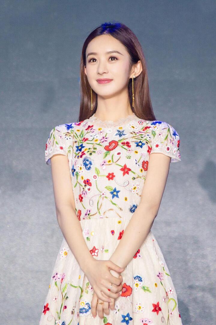 赵丽颖穿紫色裙子是参加什么节目