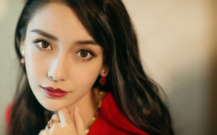 angelababy妩媚性感写真高清电脑壁纸