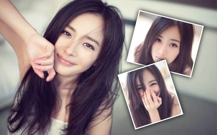 杨幂清纯唯美写真桌面壁纸图片下载