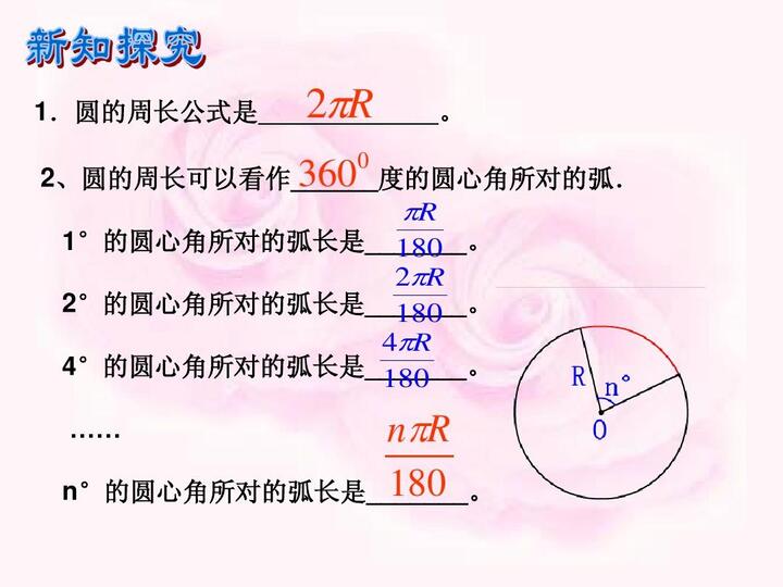 扇形周长和面积公式高中数学 手机壁纸 电脑壁纸 桌面壁纸 图客网