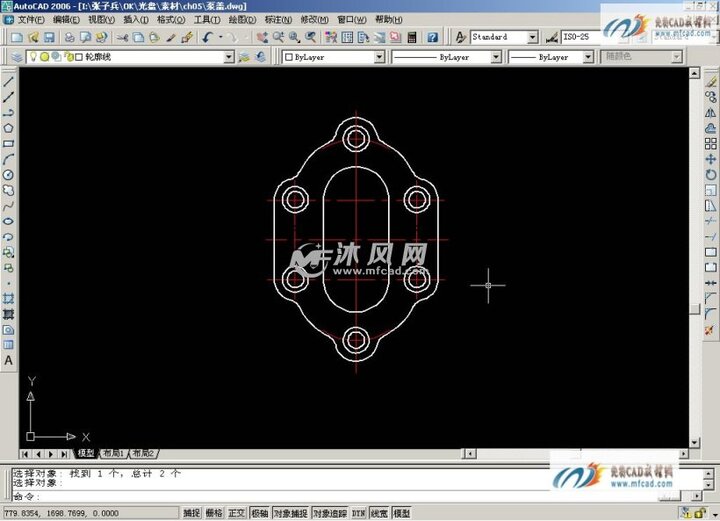 内容简介: 该段视频教程利用autocad 2006详细讲解了
